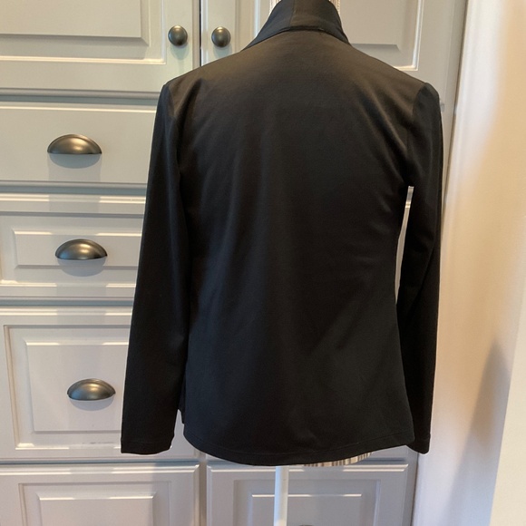 Eddie Bauer Black Open Front Travex Cardigan Sweater, Size XS - Picture 2 of 3